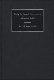 Early keyboard instruments : a practical guide /