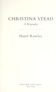 Christina Stead : a biography /