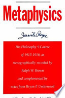 Metaphysics /