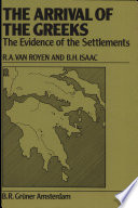 The arrival of the Greeks : the evidence from the settlements /