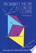 Probability theory : a concise course /