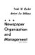 Newspaper organization and management /