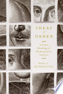 Ideas of order : a close reading of Shakespeare's sonnets /
