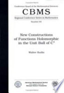 New constructions of functions holomorphic in the unit ball of CN /