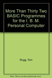 More than 32 BASIC programs for the IBM Personal Computer /