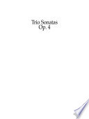 Trio sonatas, op. 4 /