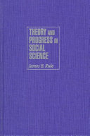 Theory and progress in social science /