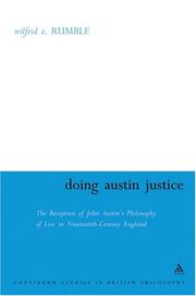 Doing Austin justice : the reception of John Austin's philosophy of law in nineteenth-century England /