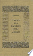 Erasmus as a translator of the classics /