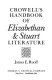 Crowell's handbook of Elizabethan & Stuart literature /