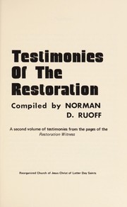 Testimonies of the Restoration /