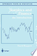 Statistics and finance : an introduction /