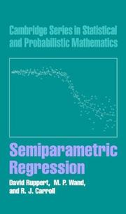 Semiparametric regression /