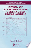 Design of experiments for generalized linear models /
