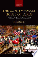 The contemporary House of Lords : Westminster bicameralism revived /