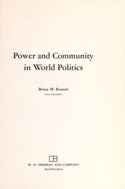 Power and community in world politics /