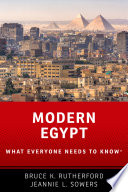 Modern Egypt : what everyone needs to know /