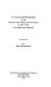 An annotated bibliography of the novels of the Mexican Revolution of 1910-1917. : In English and Spanish /