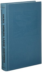 Small worlds, large questions : explorations in early American social history, 1600-1850 /