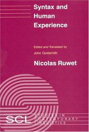 Syntax and human experience /