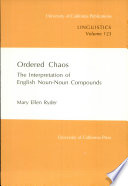 Ordered chaos : the interpretation of English noun-noun compounds /