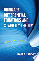 Ordinary differential equations and stability theory : an introduction /