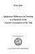 Qualitative differences in learning as a function of the learner's conception of the task /