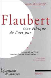 Flaubert, une éthique de l'art pur /