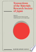 Transactions of the Materials Research Society of Japan /