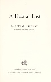 A host at last /