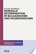 Nominale Determination im Bulgarischen und Mazedonischen /