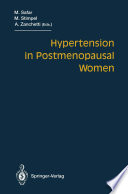 Hypertension in Postmenopausal Women /