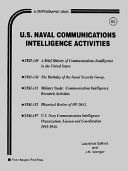 U.S. Naval communications intelligence activities /