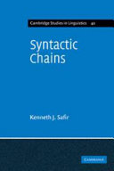 Syntactic chains /