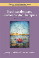 Psychoanalysis and psychoanalytic therapies /
