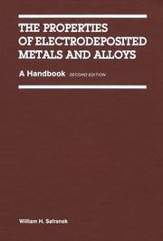 The properties of electrodeposited metals and alloys : a handbook /