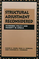 Structural adjustment reconsidered : economic policy and poverty in Africa /