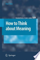 How to think about meaning /