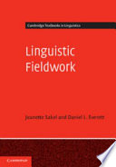 Linguistic fieldwork : a student guide /
