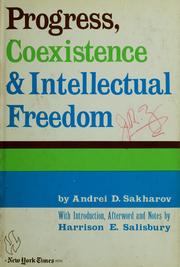 Progress, coexistence, and intellectual freedom /