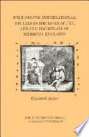 English and international : studies in the literature, art, and patronage of Medieval England /