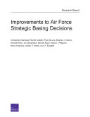 Improvements to Air Force strategic basing decisions /