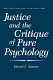 Justice and the critique of pure psychology /