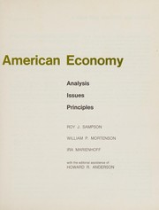 The American economy : analysis, issues, principles /