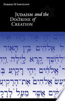 Judaism and the doctrine of creation /