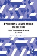 Evaluating social media marketing : social proof and online buyer behaviour /