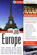 How to get a job in Europe /