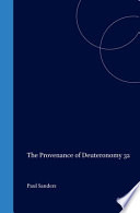 The provenance of Deuteronomy 32 /