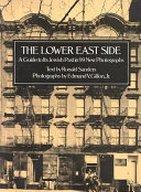 The Lower East Side : a guide to its Jewish past with 99 new photographs /
