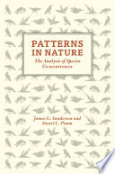 Patterns in nature : the analysis of species co-occurrences /